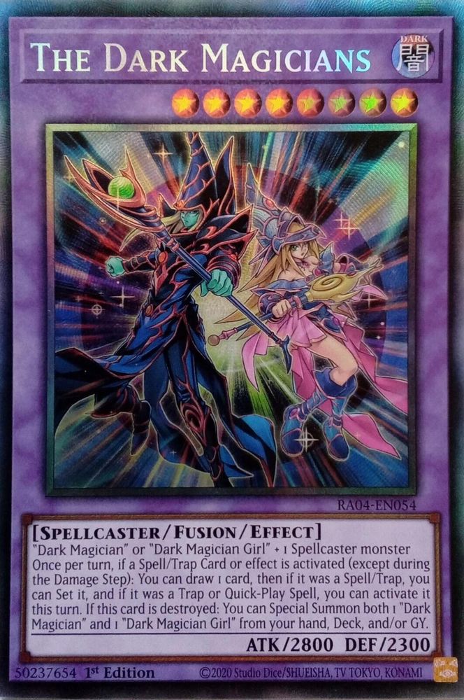 [COLLECTOR RARE] The Dark Magicians (PCR) - (RA04-EN054) - 1st Edition