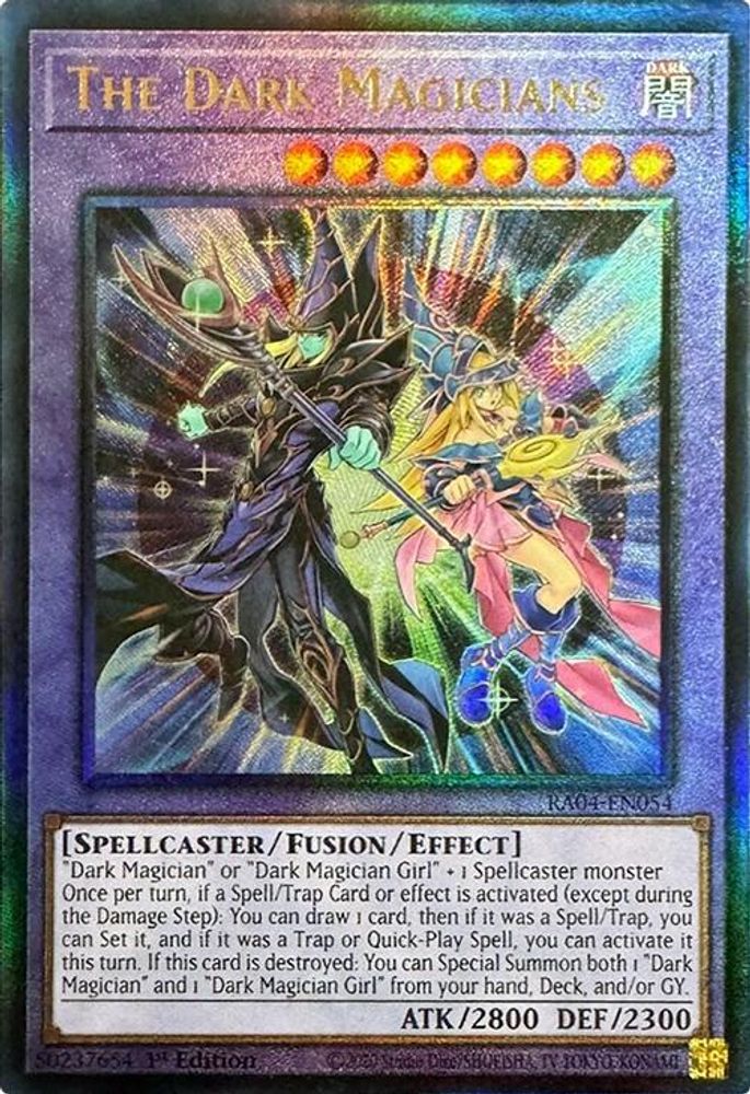 [ULTIMATE RARE] The Dark Magicians (PUR) - (RA04-EN054) - 1st Edition