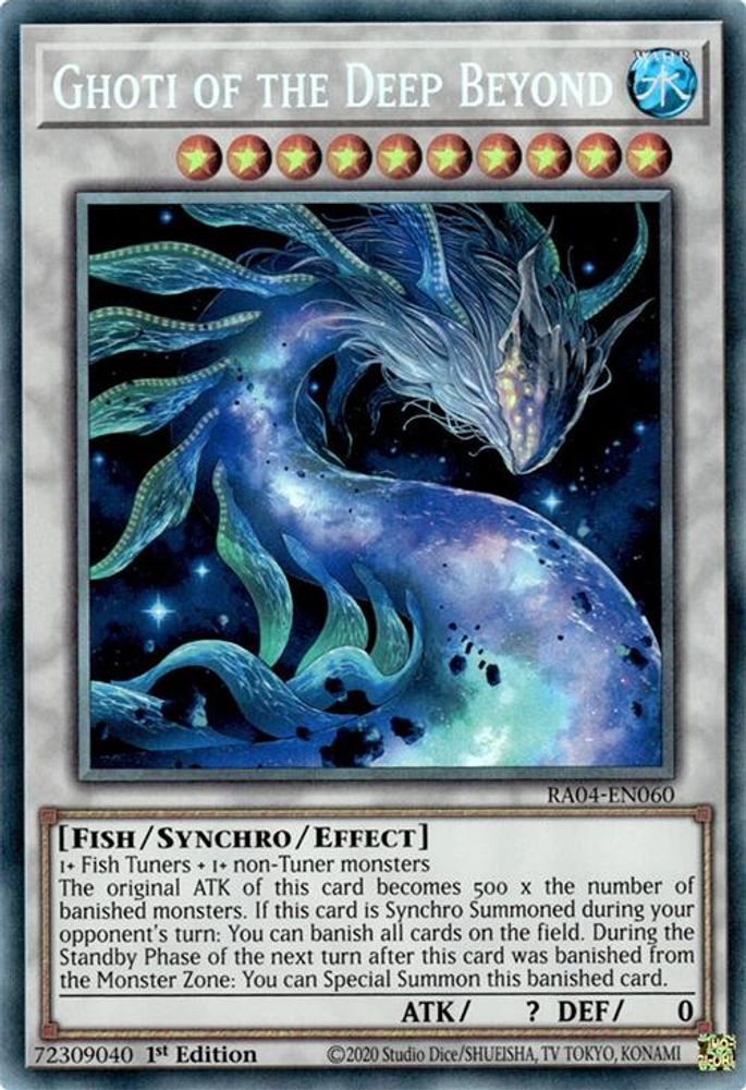[COLLECTOR RARE] Ghoti of the Deep Beyond (PCR) - (RA04-EN060) - 1st Edition