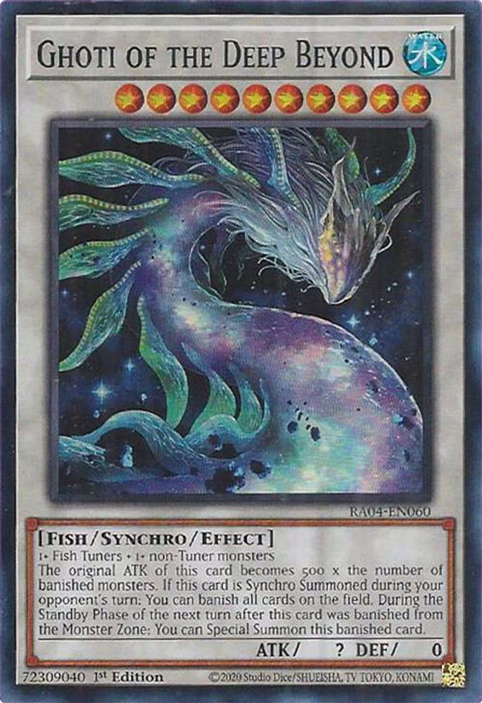 [SUPER RARE] Ghoti of the Deep Beyond - (RA04-EN060) - 1st Edition