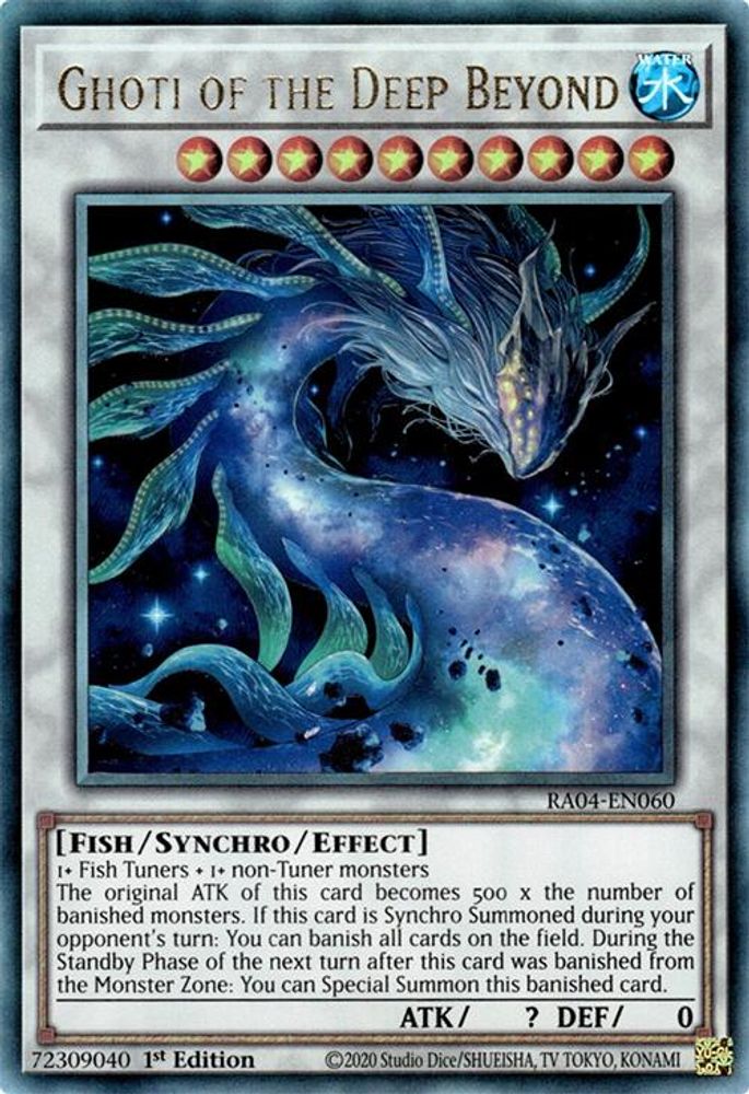 [ULTIMATE RARE] Ghoti of the Deep Beyond (PUR) - (RA04-EN060) - 1st Edition