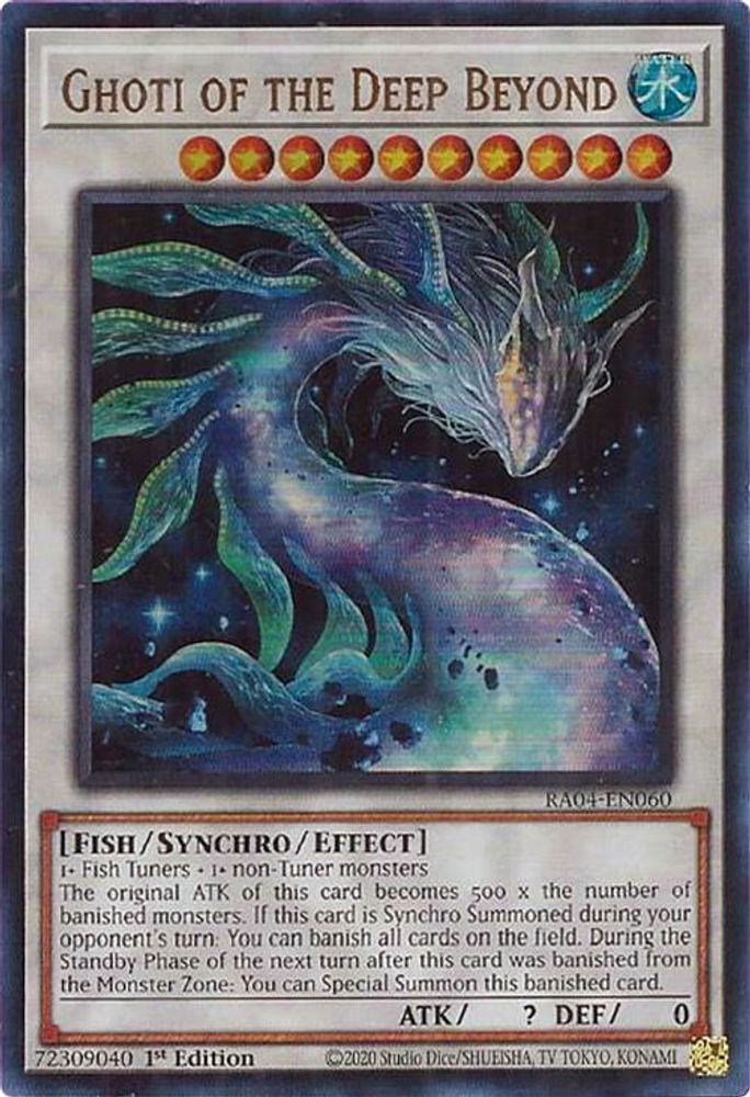 [ULTRA RARE] Ghoti of the Deep Beyond (UR) - (RA04-EN060) - 1st Edition