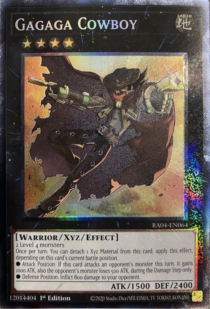 [COLLECTOR RARE] Gagaga Cowboy (PCR) - (RA04-EN064) - 1st Edition