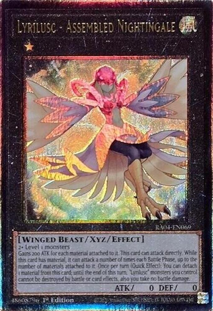[ULTIMATE RARE] Lyrilusc - Assembled Nightingale (PUR) - (RA04-EN069) - 1st Edition