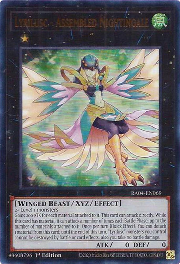 [ULTRA RARE] Lyrilusc - Assembled Nightingale (UR) - (RA04-EN069) - 1st Edition