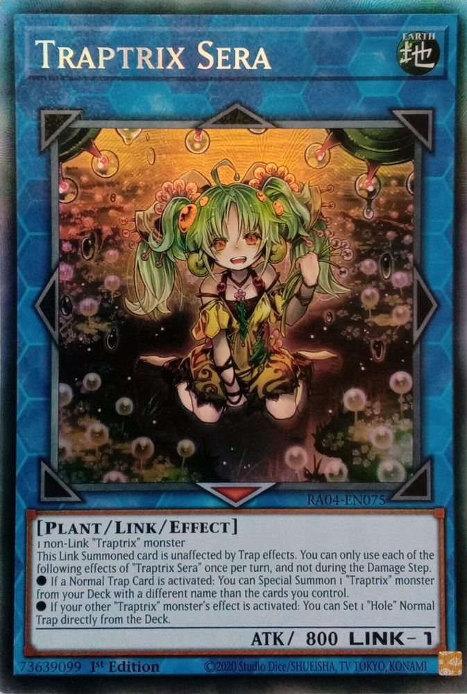 [COLLECTOR RARE] Traptrix Sera (PCR) - (RA04-EN075) - 1st Edition