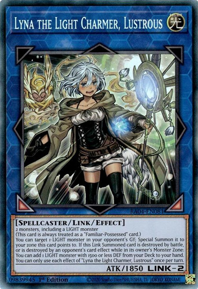 [COLLECTOR RARE] Lyna the Light Charmer, Lustrous (PCR) - (RA04-EN081) - 1st Edition