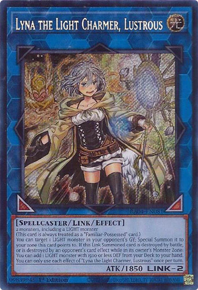[SECRET RARE] Lyna the Light Charmer, Lustrous (Secret Rare) - (RA04-EN081) - 1st Edition