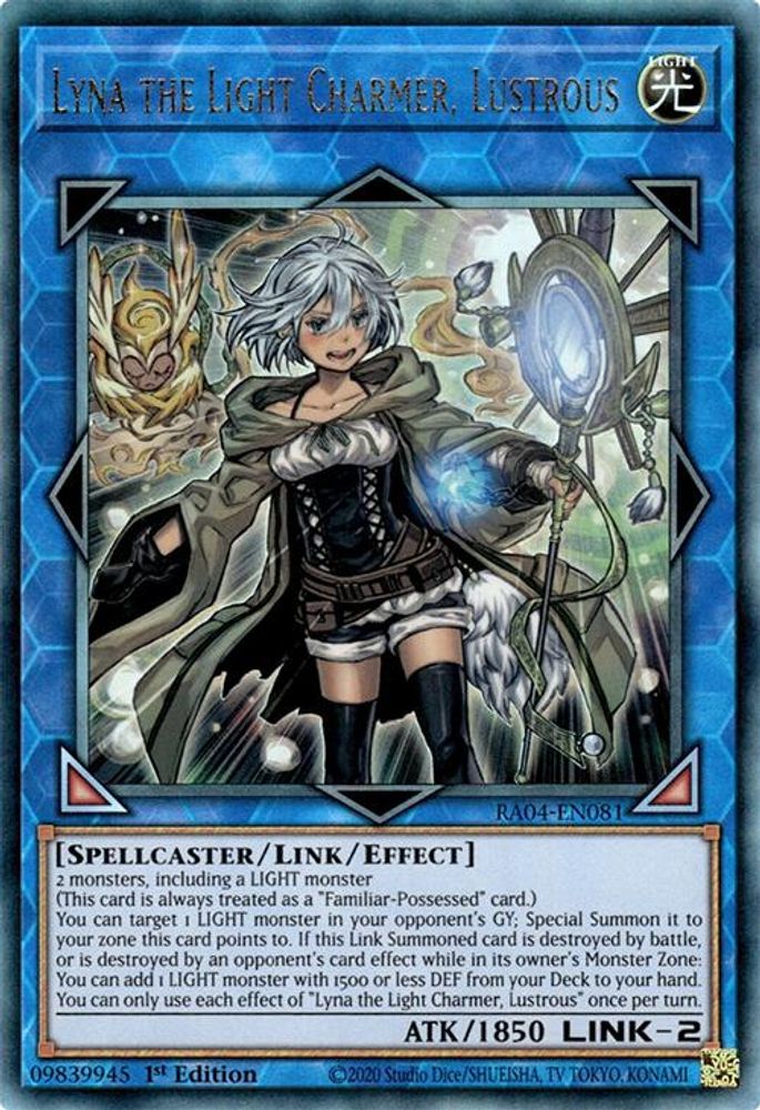 [ULTIMATE RARE] Lyna the Light Charmer, Lustrous (PUR) - (RA04-EN081) - 1st Edition
