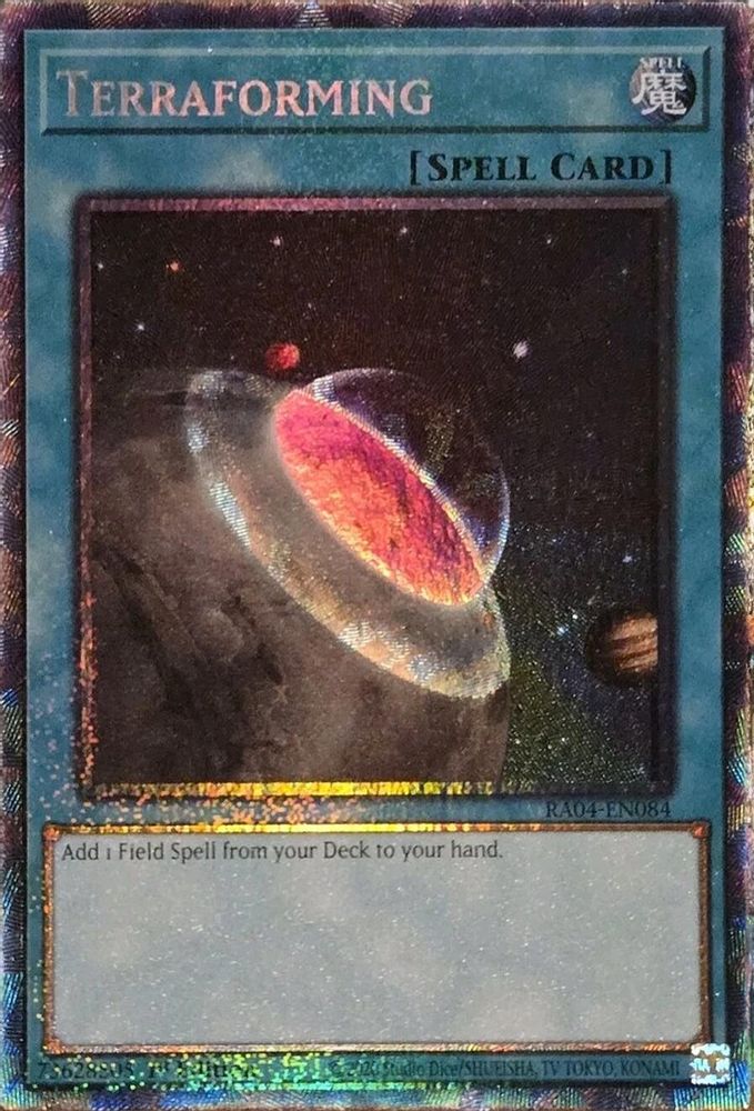 [COLLECTOR RARE] Terraforming (PCR) - (RA04-EN084) - 1st Edition