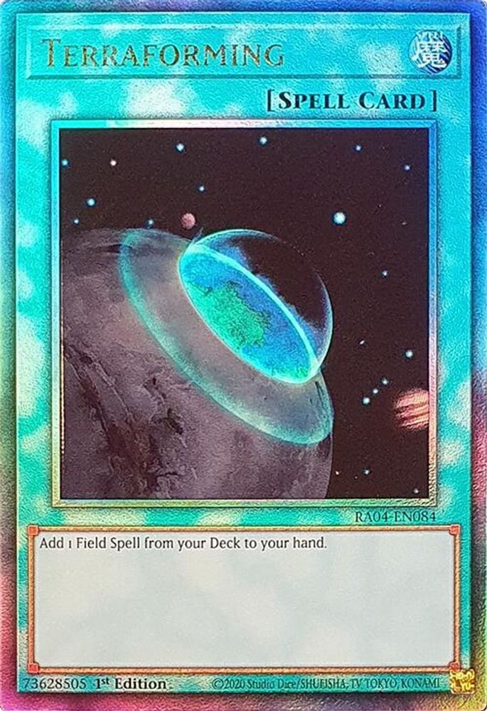 [ULTIMATE RARE] Terraforming (PUR) - (RA04-EN084) - 1st Edition