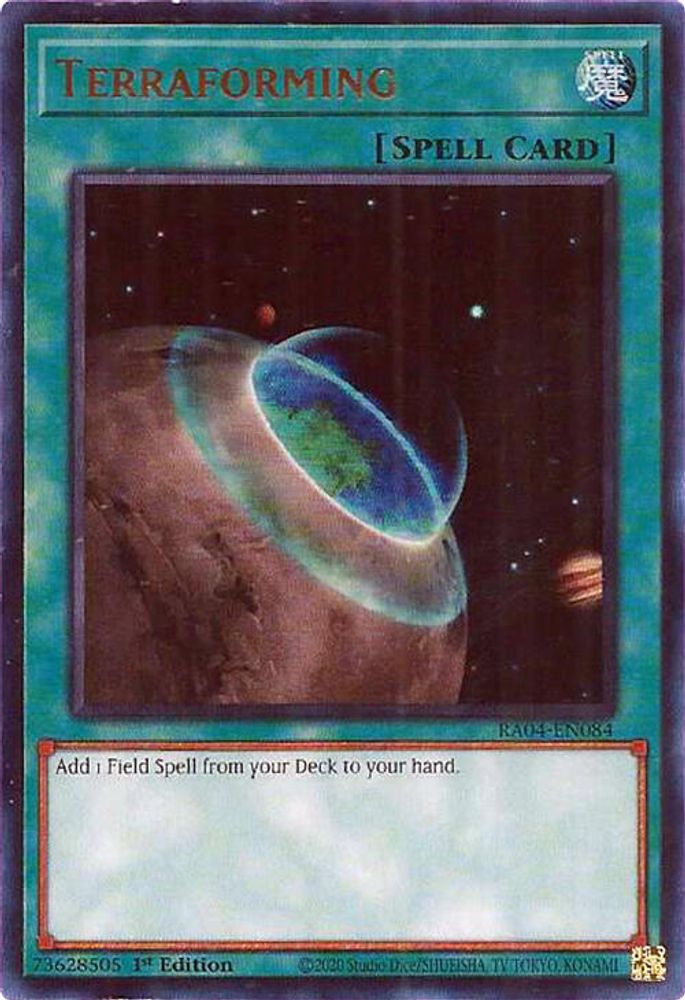 [ULTRA RARE] Terraforming (UR) - (RA04-EN084) - 1st Edition