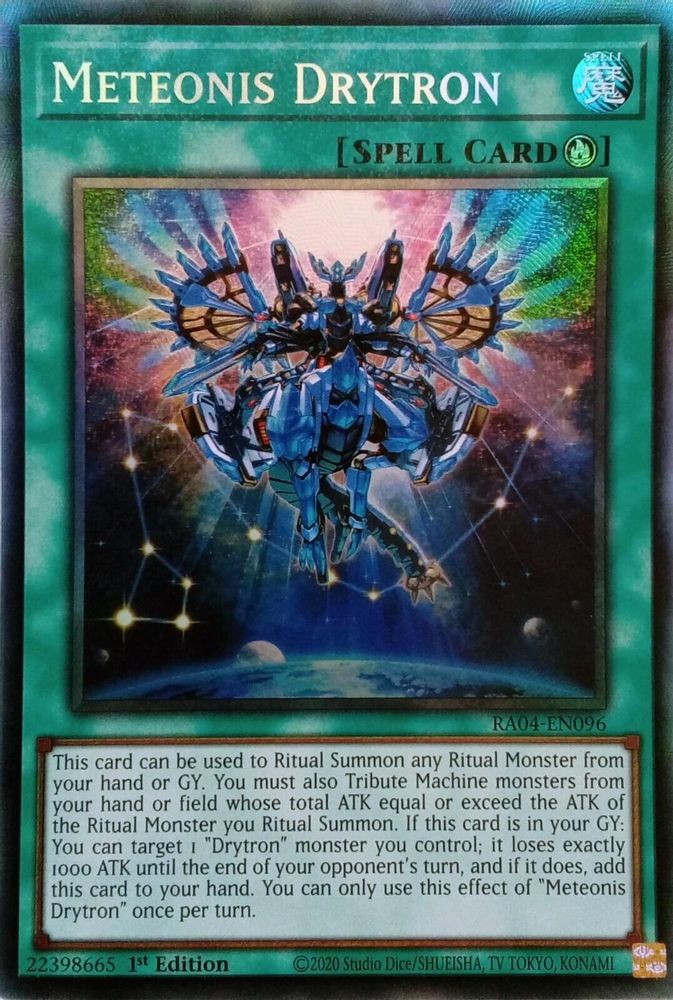 [COLLECTOR RARE] Meteonis Drytron (PCR) - (RA04-EN096) - 1st Edition