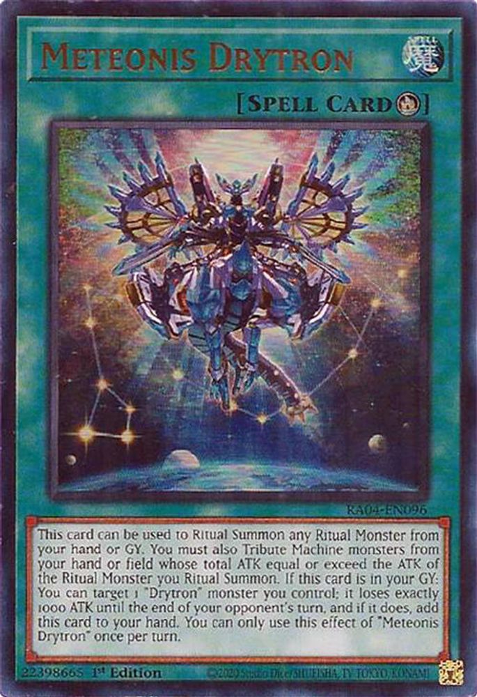 [ULTRA RARE] Meteonis Drytron (UR) - (RA04-EN096) - 1st Edition