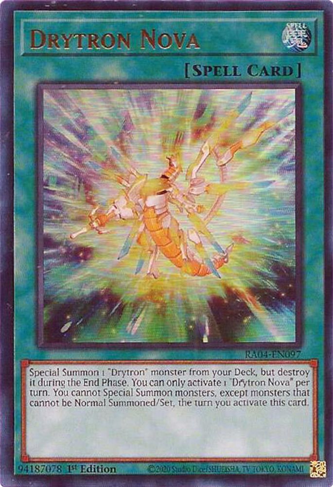 [ULTRA RARE] Drytron Nova (UR) - (RA04-EN097) - 1st Edition