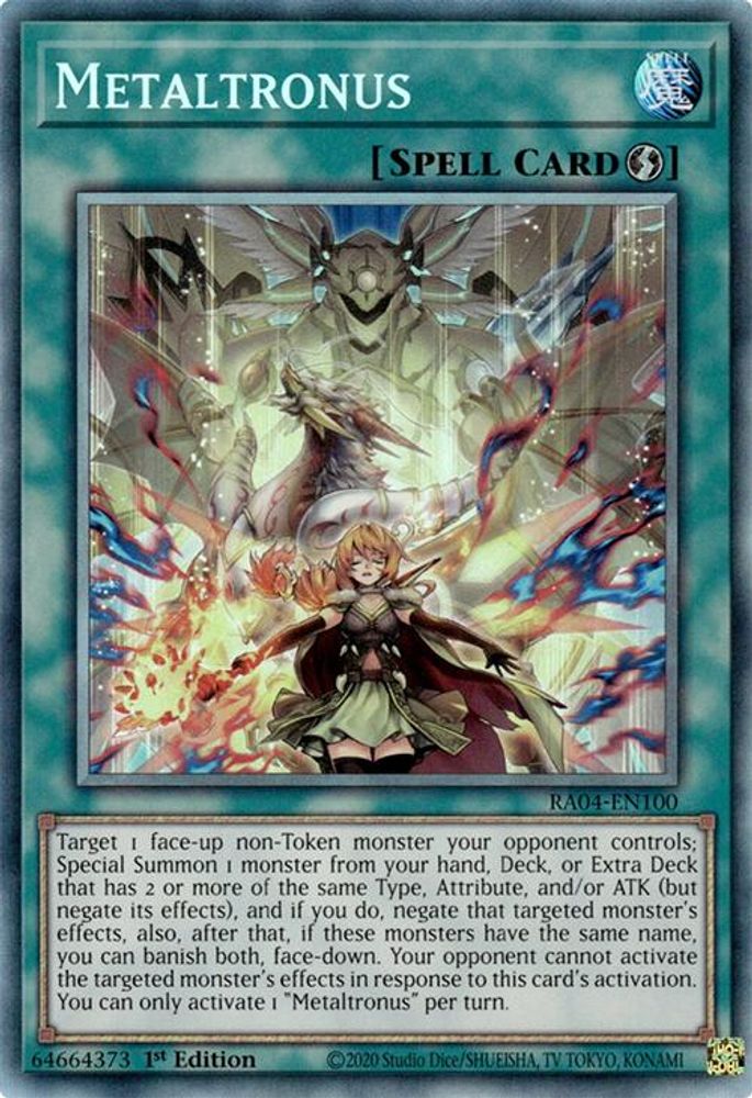 [COLLECTOR RARE] Metaltronus (PCR) - (RA04-EN100) - 1st Edition