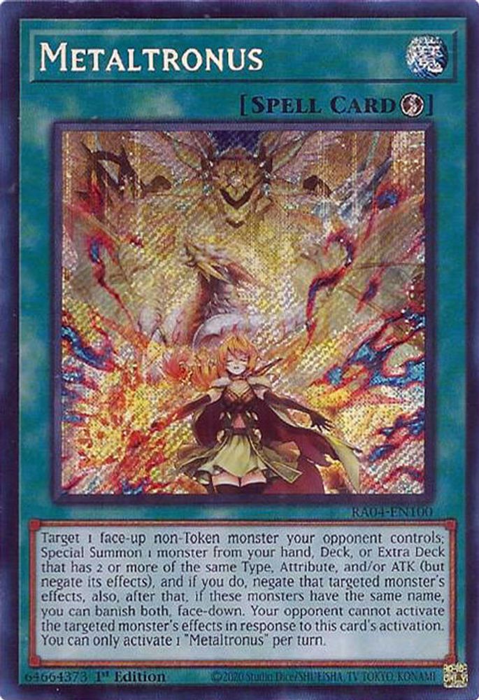 [SECRET RARE] Metaltronus (Secret Rare) - (RA04-EN100) - 1st Edition