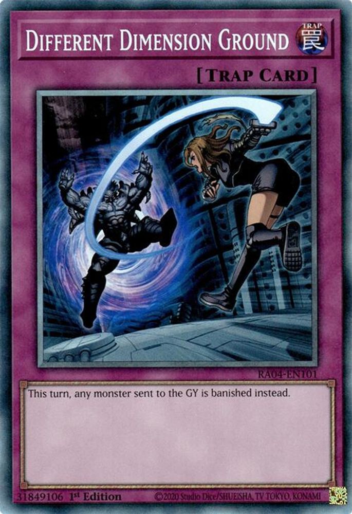 [COLLECTOR RARE] Different Dimension Ground (PCR) - (RA04-EN101) - 1st Edition