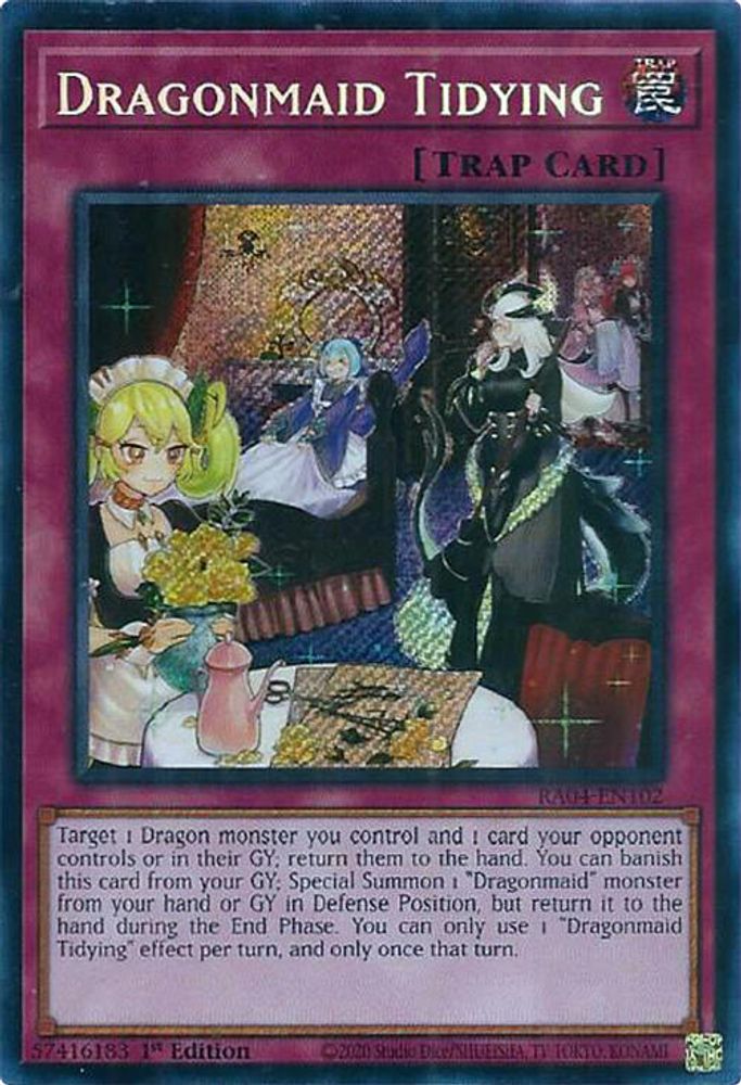 [SECRET RARE] Dragonmaid Tidying (Secret Rare) - (RA04-EN102) - 1st Edition