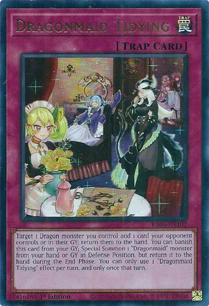 [ULTRA RARE] Dragonmaid Tidying (UR) - (RA04-EN102) - 1st Edition