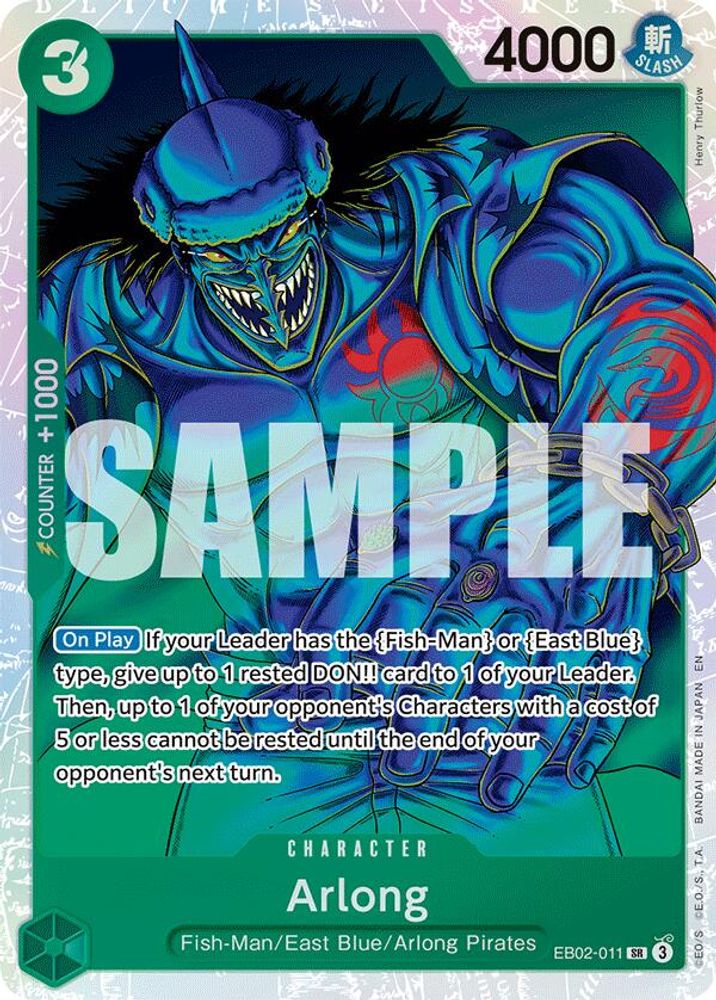 Arlong (EB02-011) Super Rare - One Piece Extra Booster: Anime 25th Collection