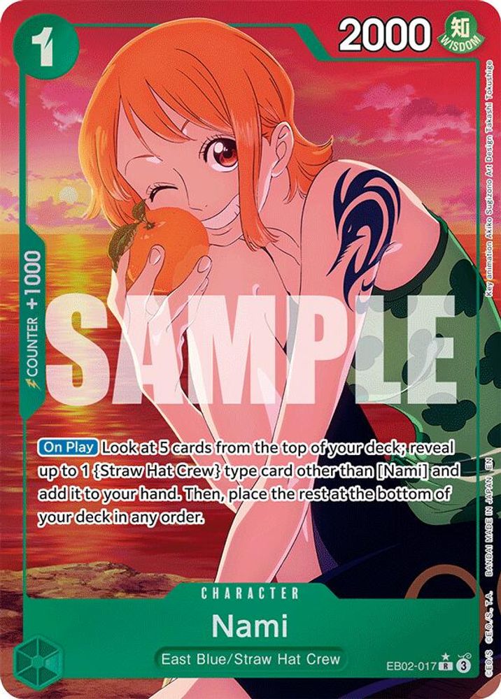 [ALTERNATE ART] Nami (EB02-017) R★ - One Piece Extra Booster: Anime 25th Collection