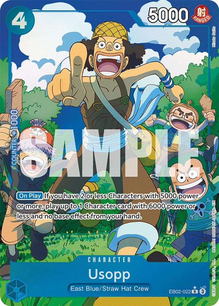 [ALTERNATE ART] Usopp (EB02-022) R★ - One Piece Extra Booster: Anime 25th Collection