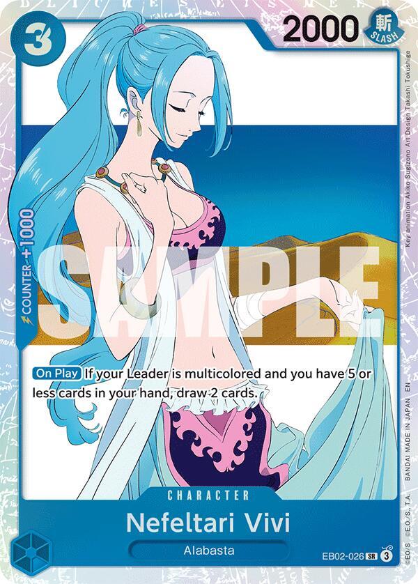 Nefeltari Vivi - EB02-026 - Super Rare - Extra Booster: Anime 25th