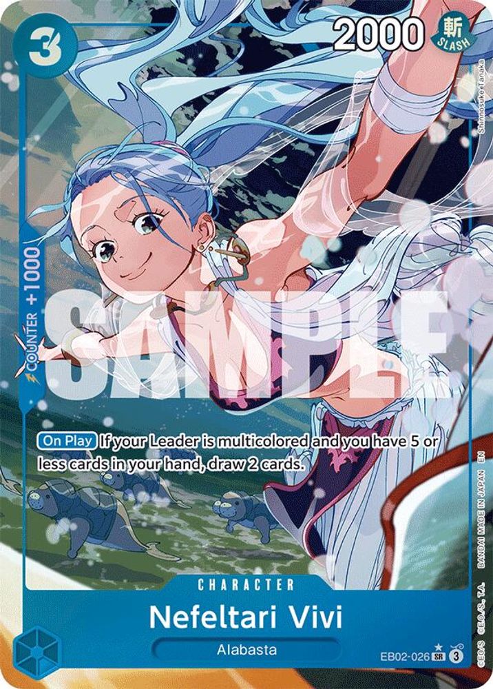 [ALTERNATE ART] Nefeltari Vivi (EB02-026) SR★ - One Piece Extra Booster: Anime 25th Collection