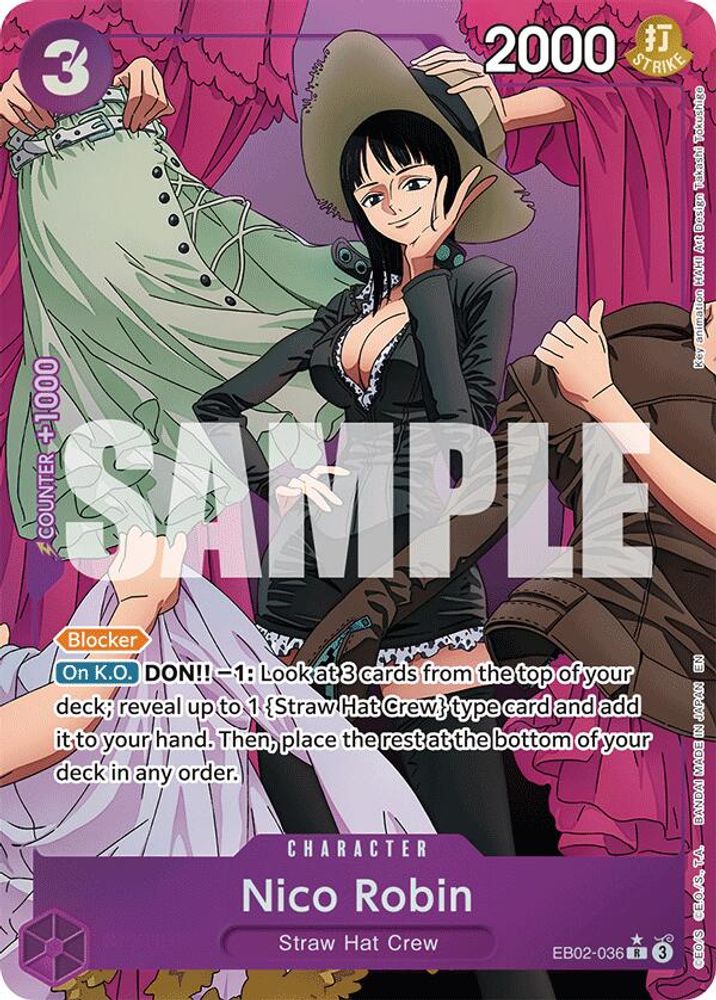 [ALTERNATE ART] Nico Robin (EB02-036) R★ - One Piece Extra Booster: Anime 25th Collection