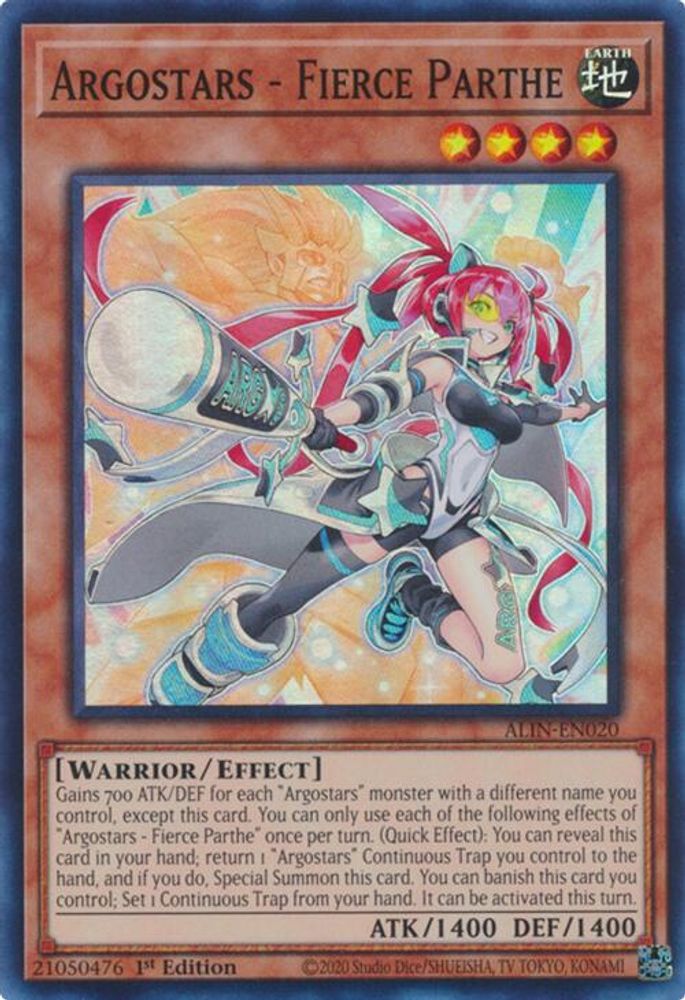 Argostars - Fierce Parthe - (ALIN-EN020) - Super Rare 1st Edition