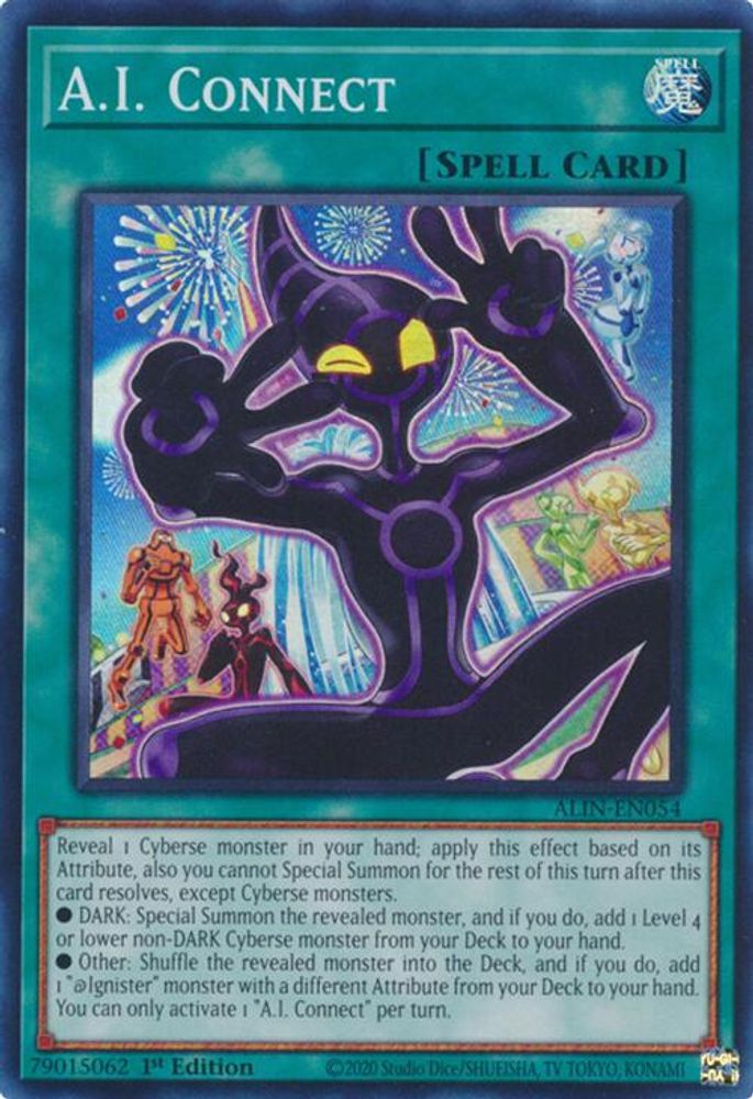 A.I. Connect - (ALIN-EN054) - Super Rare 1st Edition