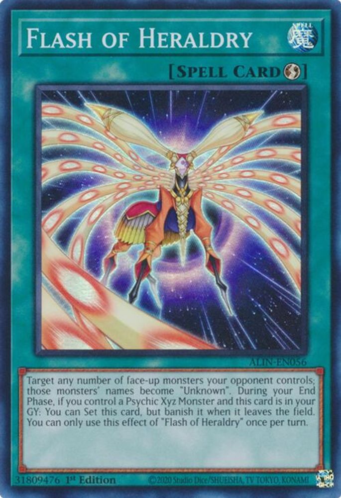 Flash of Heraldry - (ALIN-EN056) - Super Rare 1st Edition