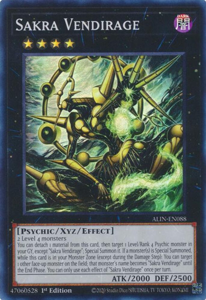 Sakra Vendirage - (ALIN-EN088) - Super Rare 1st Edition