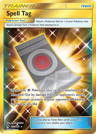 Spell Tag - 235/214 - Secret Rare - Lost Thunder