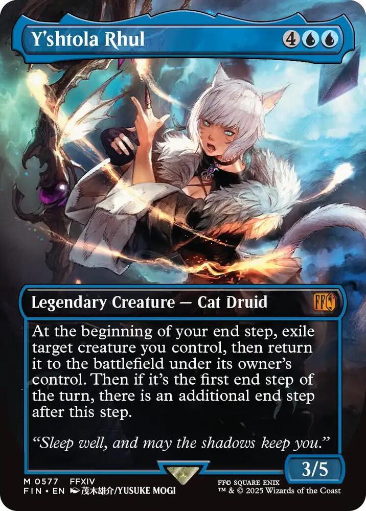 FOIL BORDERLESS Y'shtola Rhul - #577 - Mythic Final Fantasy