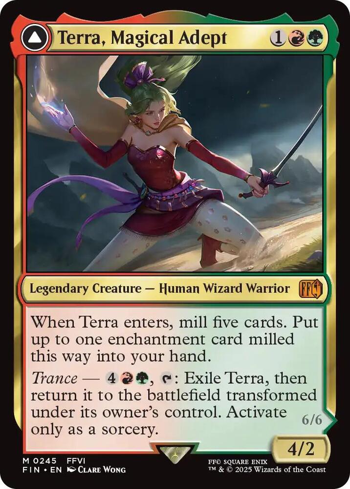 FOIL Terra, Magical Adept // Esper Terra - #245 - Mythic Final Fantasy