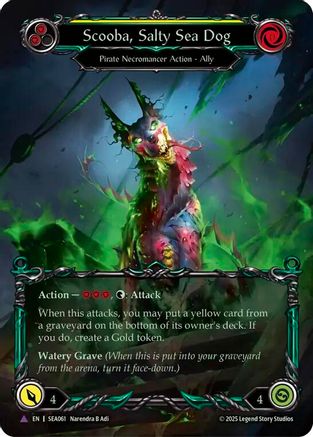 [Cold Foil] Scooba, Salty Sea Dog (Marvel) (#SEA061) - Marvel - FAB High Seas