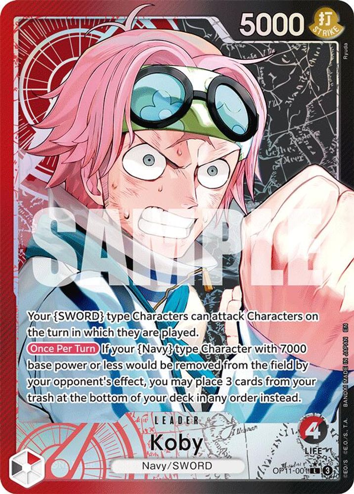 [ALTERNATE ART] Koby (001) (Alternate Art)  (OP11-001) L★ - One Piece A Fist of Divine Speed