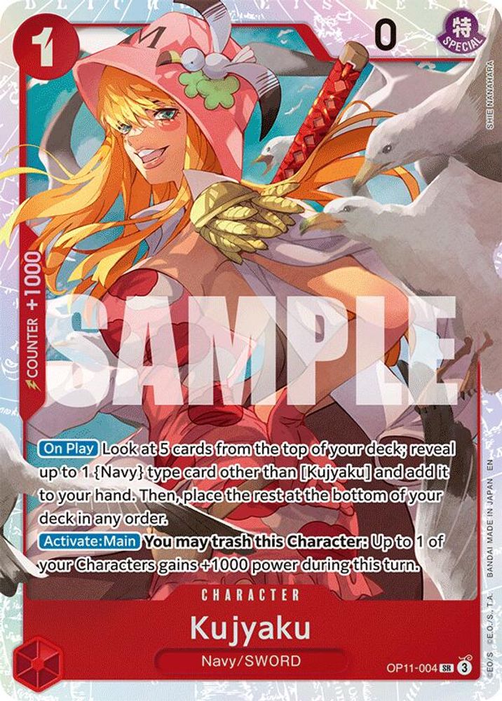 Kujyaku (OP11-004) Super Rare - One Piece A Fist of Divine Speed