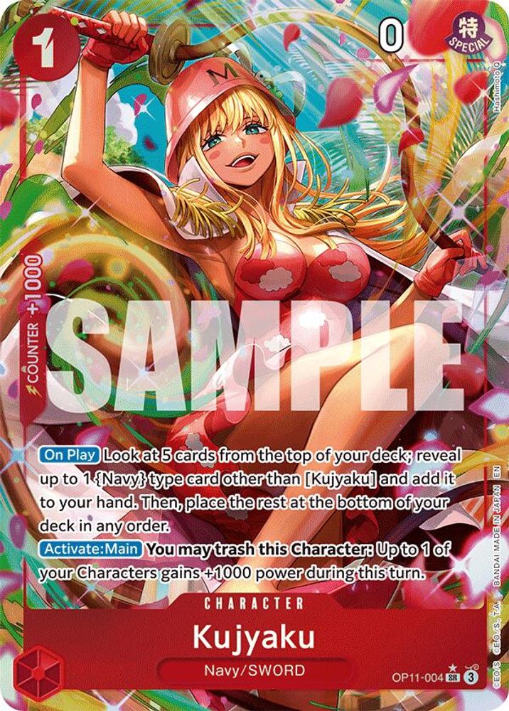 [ALTERNATE ART] Kujyaku (Alternate Art)  (OP11-004) SR★ - One Piece A Fist of Divine Speed