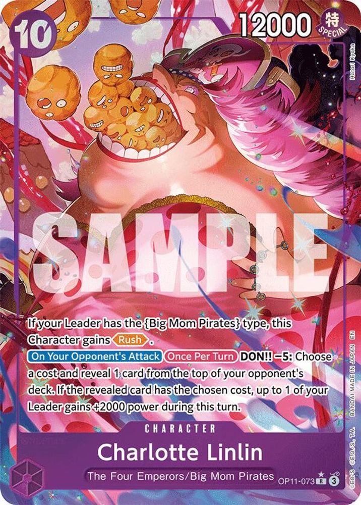 [ALTERNATE ART] Charlotte Linlin (Alternate Art)  (OP11-073) R★ - One Piece A Fist of Divine Speed