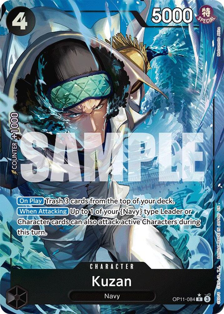 [ALTERNATE ART] Kuzan (Alternate Art)  (OP11-084) R★ - One Piece A Fist of Divine Speed