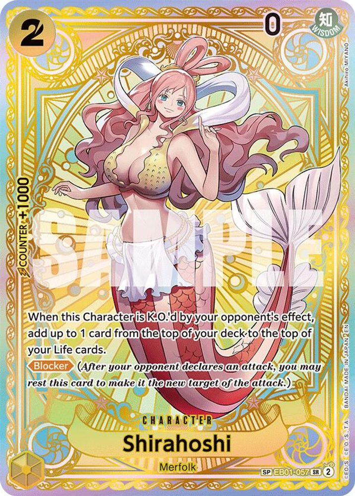 [SP] Shirahoshi (EB01-057) SR (SP) - One Piece A Fist of Divine Speed