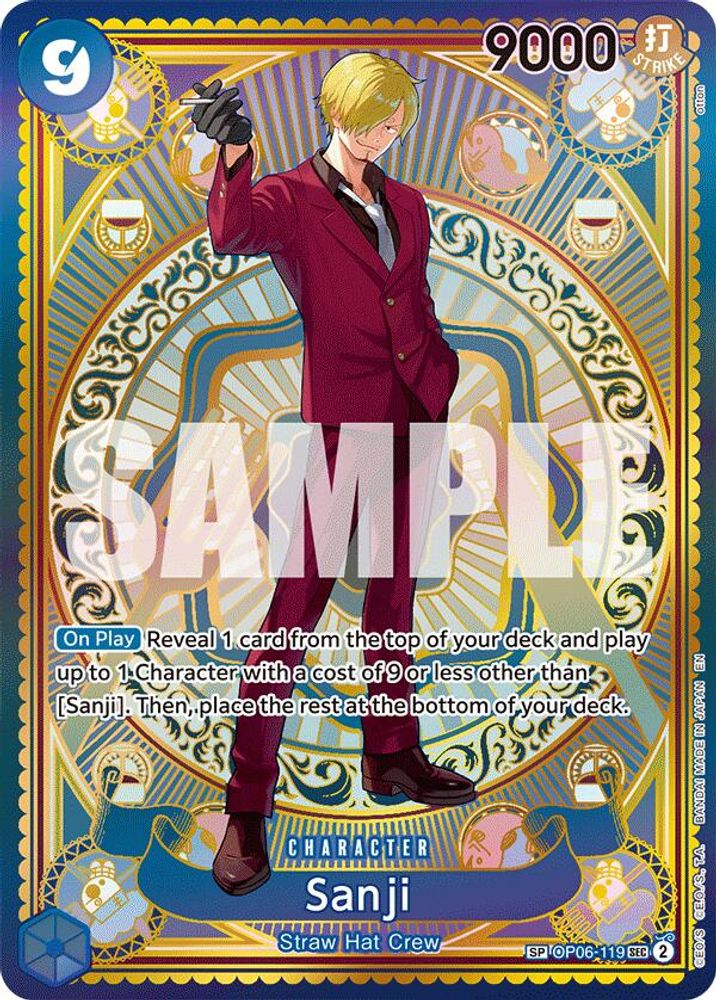 [SP] Sanji (OP06-119) SEC (SP) - One Piece A Fist of Divine Speed