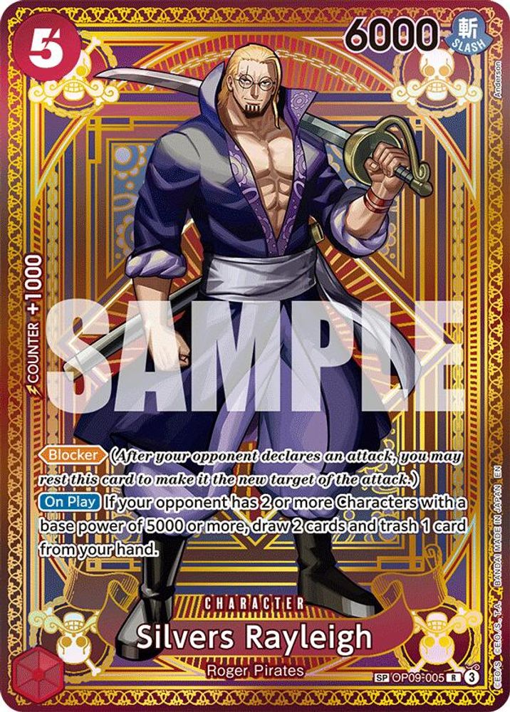 [SP] Silvers Rayleigh (OP09-005) R (SP) - One Piece A Fist of Divine Speed
