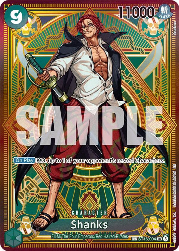 [SP] Shanks (ST16-004) Super Rare - One Piece A Fist of Divine Speed