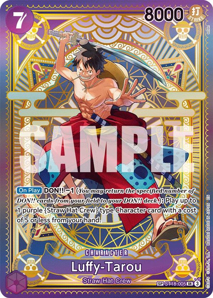 [SP] Luffy-Tarou (ST18-005) SR (SP) - One Piece A Fist of Divine Speed