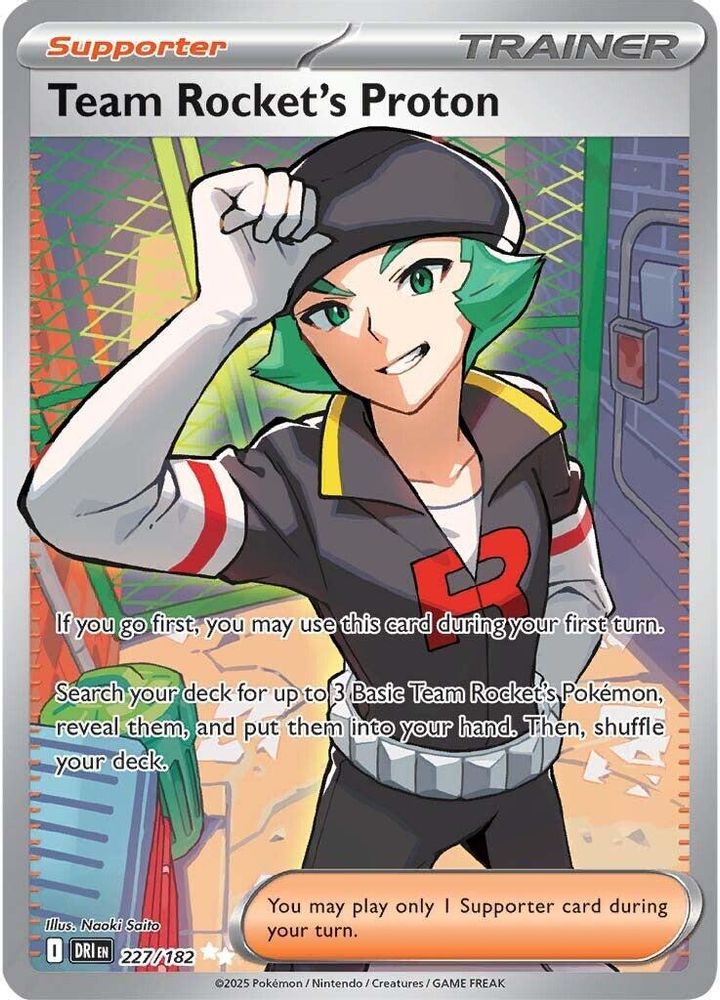 Team Rocket's Proton - [  227/182 ] - Ultra Rare - Pokemon SV10 Destined Rivals