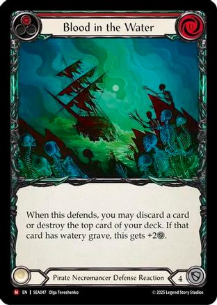 Blood in the Water (#SEA047) - Majestic - FAB High Seas